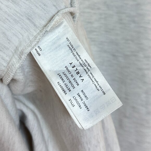 VARLEY Betsy Sweatshirt in Ivory Marl Size Medium - Picture 10 of 14